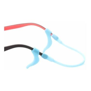 Imagem de Cordão Suporte Orelha Óculos Criança Infantil Silicone Azul