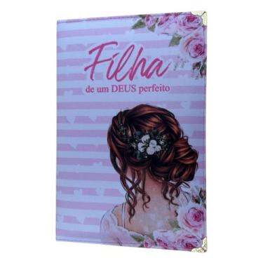 Imagem de Bíblia Slim Ntlh Filha de um Deus Perfeito Capa Dura Acolchoada - SBB