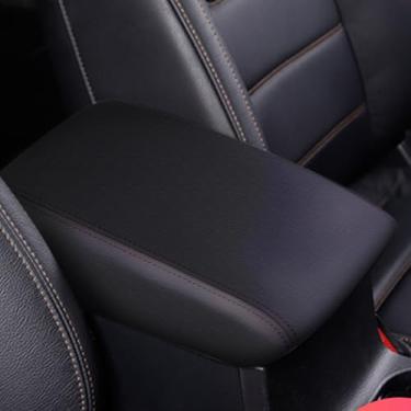Imagem de faccaibbg Capa de apoio de braço para Toyota Corolla Cross 2022-2025 (preto) Capa de apoio de braço de couro impermeável anti-arranhões para Toyota Corolla Cross 2022 2023 2024 2025.