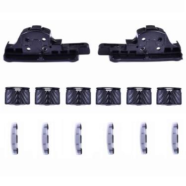Imagem de Tiny Force Kit De Reparo De Clipe De Trilho De Fivela Deslizante De Suporte De Teto Solar De 14 Peças Compatível Com Jeep Renegade 2015-2021, Substituição Para 77368445 77368446 77368447 77368448