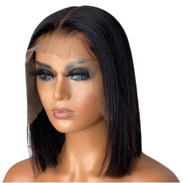 Imagem de Peruca Front Lace Wig Bob Fibra Premium de Alta Qualidade - GM Hair, P