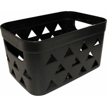 Imagem de Caixa Organizadora Multiuso Com Tampa 3,6 Litros Mix Home, Preto