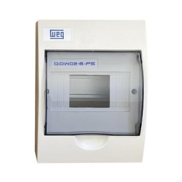 Imagem de Quadro distribuicao qdw02-6-fs - cod. 11377400 - WEG