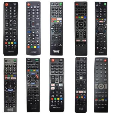 Imagem de Kit de Controle Remoto Para Tv 10 Unidades Variada - Lelong