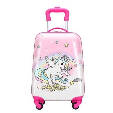 Imagem de Mala Infantil ABS 47x29x20cm - Ideal para Escola e Viagem, Leve e com 