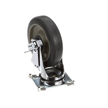 Imagem de Roda de Reposição Giratória com Freio, Prata, 5", Cambro