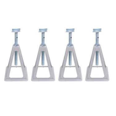 Imagem de Macacos Estabilizadores de RV, Manobras de Estabilizador de 4pcs RV 2,7t Altura Máxima de Carga Ajustável 28 a 44cm para Trailers de Viagem Motorhomes