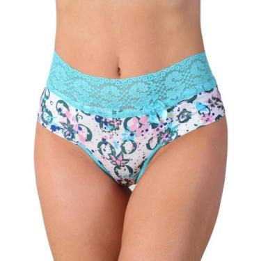 Imagem de Calcinha Vip lingerie Fio Cintura Alta, M, Cores diversas