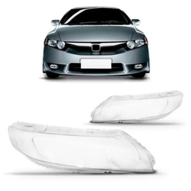 Imagem de Par Lente Farol New Civic 2007 2008 2009 2010 2011