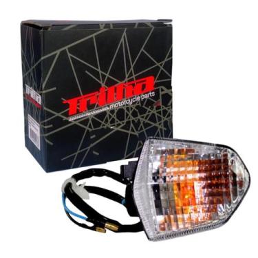 Imagem de Pisca Completo Dianteiro Direito Lente Cristal Pop 110i - Trilha