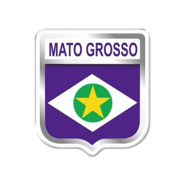 Imagem de Adesivo Decorativo em relevo fácil aplicação  BRASÃO  MATO GROSSO - Co