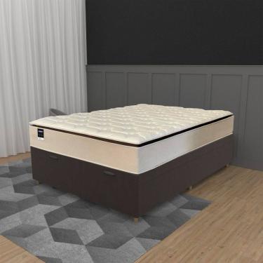 Imagem de Cama Box Baú Casal 138cm Molas Ensacadas JSW Love Story HF25 Gazin