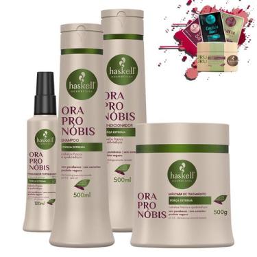 Imagem de Kit Haskell Ora Pro Nóbis 500ml - 4 Itens