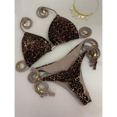 Imagem de Biquini Feminino Luxo Dupla Face Fio Bojo Levanta bumbum Linha Premium