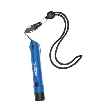 Imagem de YIJU Treinadores elétricos de apito eletrônico de apito ostentinos portáteis de emergência com cordão com LED leve para treinamento de futebol, Azul