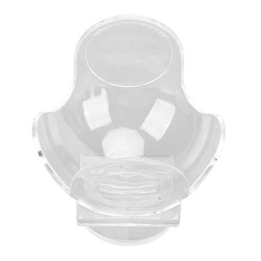 Imagem de Tennis Ball Ball Coloque Titular ABS Time Economizando pequenos equipamentos portáteis de treinamento de tênis para entusiastas de tênis de competição Material plástico (Claro)