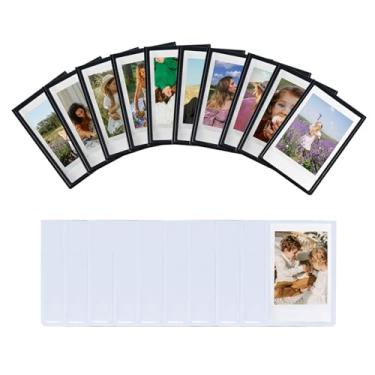 Imagem de Moldura magnética pequena 5 x 3, mini molduras magnéticas personalizadas para Fujifilm Instax Mini 12, 11, 99, 90, 40, 9, 8, 7 EVO, filmes de 7 cm, para imagens de 5,4 cm x 8,6 cm (10 branco + 10