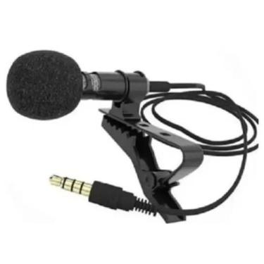 Imagem de Microfone De Lapela Celular Smartphone Micro Fone - A.R Variedades MT