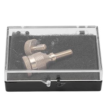 Imagem de Conjunto de parafusos de pescoço de saxofone 4 mm e 5 mm acessórios de metal para saxofone e clarinete com fácil instalação e caixa de armazenamento