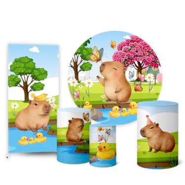 Imagem de Trio Capas Cilindro + Painel Redondo + Lateral Capivara (K2CAA0004)