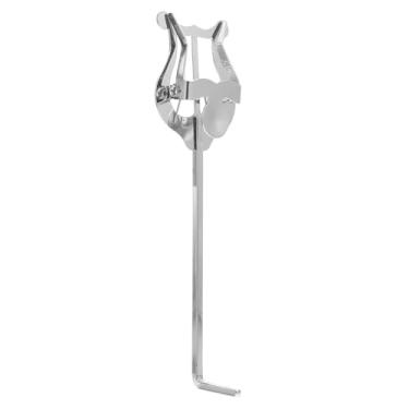 Imagem de Vaguelly Suporte de acessórios Suporte de lira de chifre francês, braçadeira de lira de marcha de trompa francesa - clipe vertical de folha de música, livro de trompa francesa