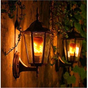 Imagem de MINTSSOUL Lâmpadas Led E26 Com Efeito De Chama E Fogo, Criativas Emulação Piscantes, Simulam A Natureza Em Atmosfera Lanterna Antiga Para Hotéis, Bares Restaurantes Férias (Pacote 2)