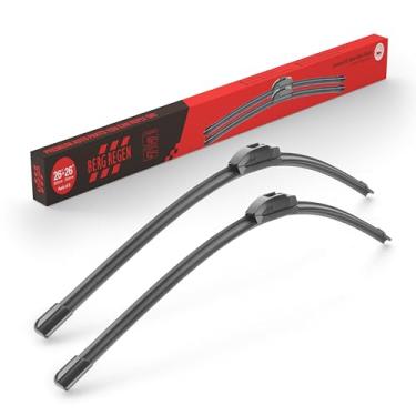 Imagem de BERG REGEN Palhetas De Limpador Para-Brisa 26" + Para Honda Clarity 2019 2018 / Tesla Roadster 2012-2008 Mais Carros Conjunto Limpadores Premium Todas As Estações, Qualidade Oem - Pacote Com 2