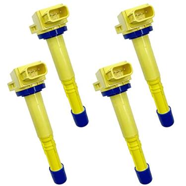 Imagem de HLZ PRODUCT Bobina De Ignição Alto Desempenho Uf311 30520Raa007 30520Pna007 30520-Pna-007 Conjunto 4 Compatível Com Honda Civic S2000 Accord Gen 7ª Cr-V Element Acura Rsx 2.0 2.2 2.4 L4 K20 K24