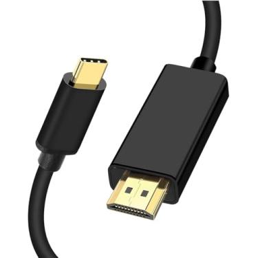 Imagem de Adaptador USB-C para HDMI 4K, Cabo Conversor Tipo C para Espelhamento, Compatível com MacBook Pro M1 M2 M3 Pro/Air Thunderbolt