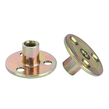 Imagem de Nozes Com Zinco M8 de Cinco Peças, M10 M12 Bathed Three Burch Lock Base Base Round Kit para Móveis, Perfis de Alumínio (M8*37)