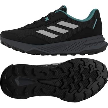 Imagem de adidas Tênis de corrida feminino Pedivista Trail, Preto/Cinza/Menta Tonelada, 38