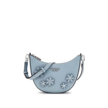 Imagem de GUESS Zaria Mini bolsa de ombro com zíper, ardósia, One Size