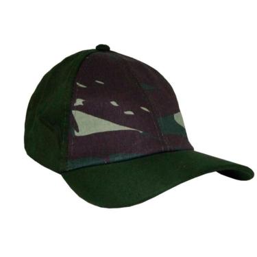 Imagem de Boné Militar Casual Verde Com Camuflado