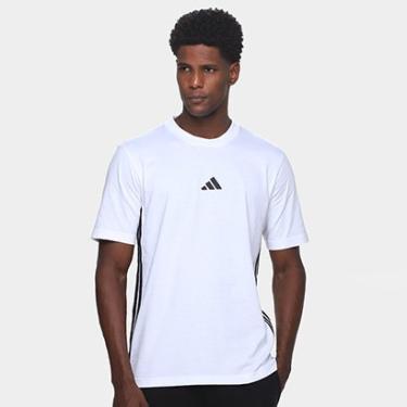Imagem de Camiseta Adidas 3 Listras Stretch Masculina-Masculino