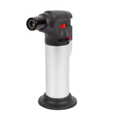 Imagem de Mini Maçarico Portátil Gás Acendimento Automático Regulagem de Chamas