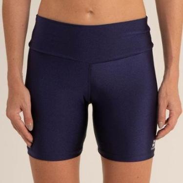 Imagem de Shorts Cirre Brilhante Trilobal Academia Liso-Feminino