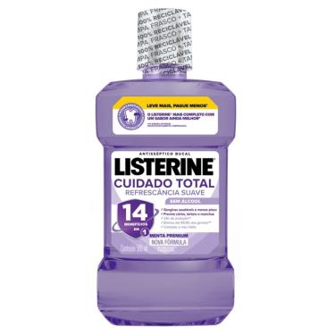Imagem de Antisséptico Bucal Listerine Cuidado Total Sem Álcool 500ml