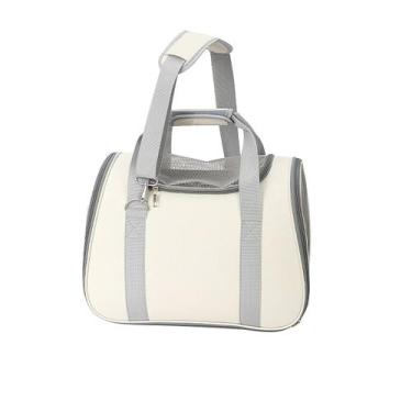 Imagem de Bolsa Transporte Pet Cães Gatos Avião Passeio Bem Ventilada - Ninabag