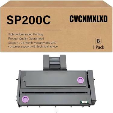 Imagem de SP200C Cartucho de Toner Preto Compatível de Alto Rendimento para Ricoh SP200SF SP200SQ SP201SF SP202SF SP203S SP204SFN – Imprime até 2.600 Páginas, à Prova de Vazamentos
