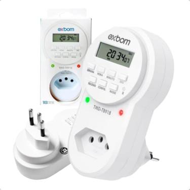 Imagem de Temporizador Digital Bivolt Programável até 20 Horários – Timer Elétrico Automático com Visor LCD e Função de Economia de Energia – Fácil Programação, Ideal para Aparelhos Domésticos