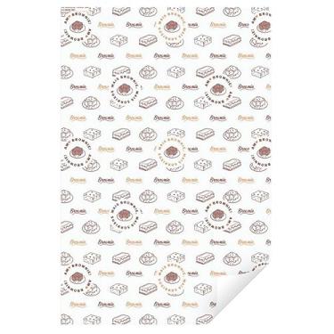 Imagem de Papel Manteiga Antigordura BROWNIE 30x20cm 500 UNIDADES