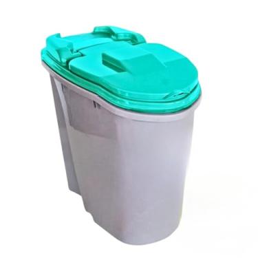 Imagem de Pote Para Ração Pet Dispenser Home Anti Formigas Pá Dosadora (AZUL - 40 LITROS 18 KG)