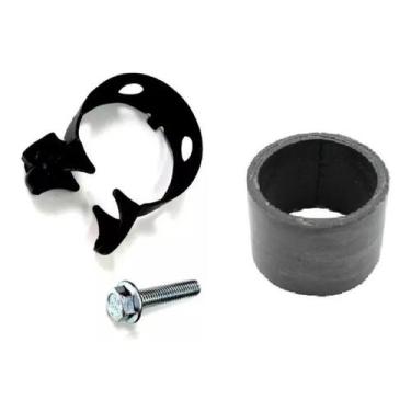 Imagem de Conjunto Abraçadeira Escape Com Juncao guarnicao junta ponteira Nx200 