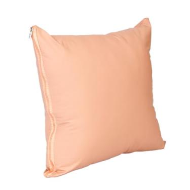 Imagem de Almofada Decorativa Cheia Capa e Refil Protetora | Impermeável com Zíper | Ideal Para Áreas Externas | Cores Variadas (Rosé)