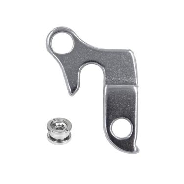 Imagem de TerchPilet Gancho de desviador 97 compatível com Bianchi C1355014, KHS 150, Gary Fisher 88388, Trek 420486 – Substituição de liga de alumínio CNC prata