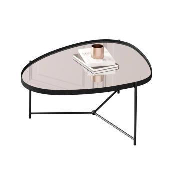 Imagem de Mesa de Centro Organica Alamanda Preto Pe Preto - Moveis JB