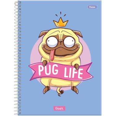 Imagem de Kit de Cadernos, Foroni, 10 Matérias, Capa Dura, Ever, 160 Folhas, Pacote com 4