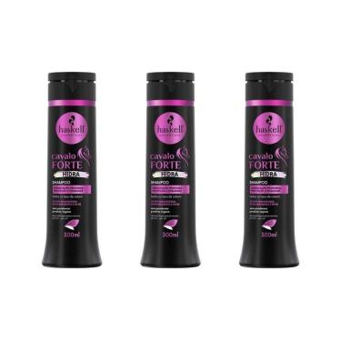 Imagem de Shampoo Haskell 300Ml Hidra Cavalo Forte - Kit Com 3Un