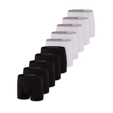 Imagem de Kit com 10 Cuecas Boxer Trifil 4620 Colorido, Branco, P