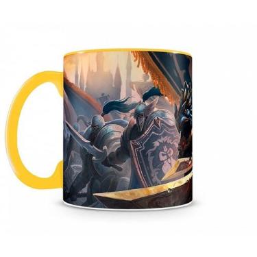 Imagem de Caneca World Of Warcraft Varian I Amarela (ATG4511) - Geek Premiere
